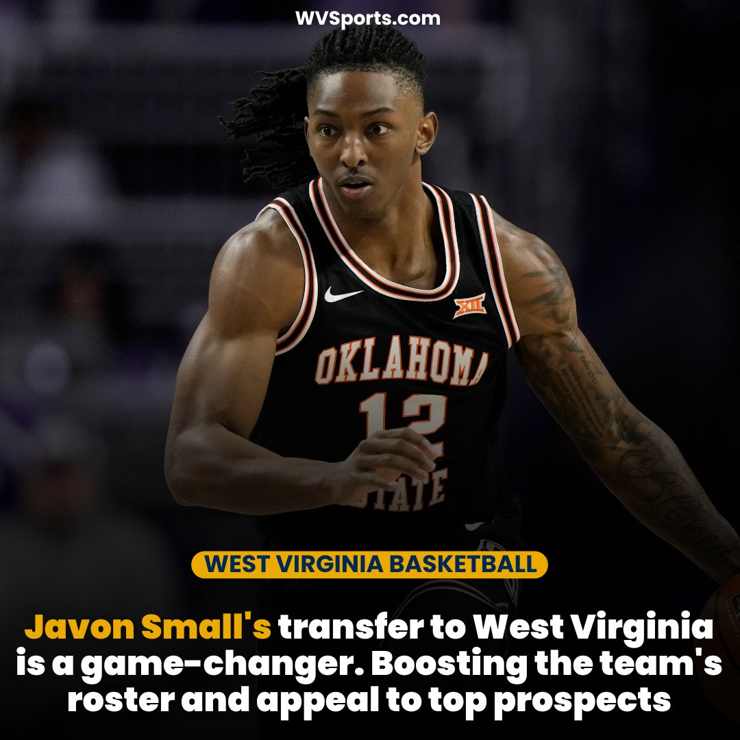 Link: gowvu.us/twd Oklahoma State transfer PG is no Small addition to the #WVU roster build for many different reasons. #HailWV