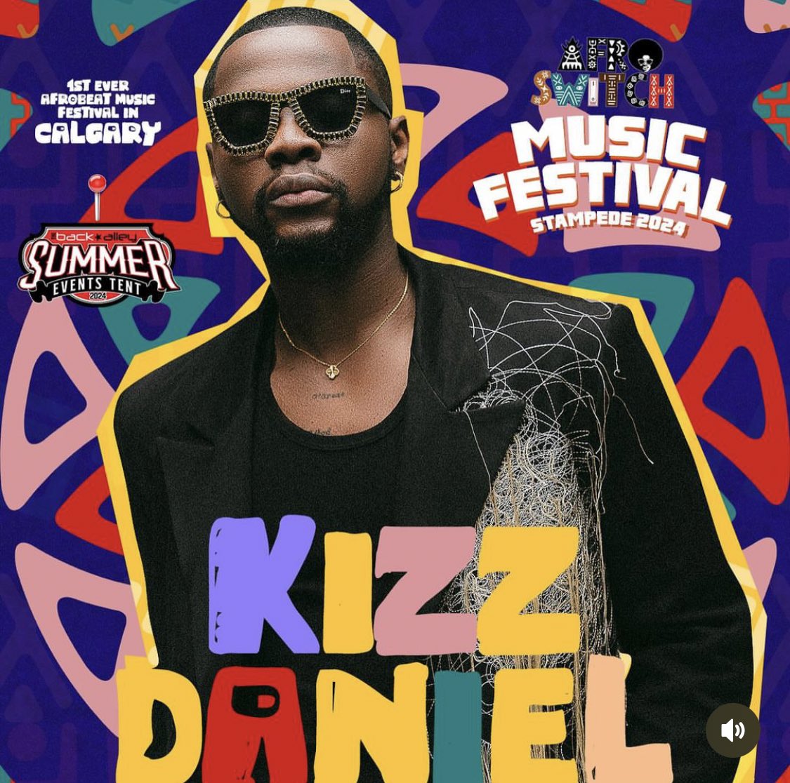 Kizz Daniel will be headling Afro switch music festival at CALGARY,CANADA🇨🇦,JULY 5th