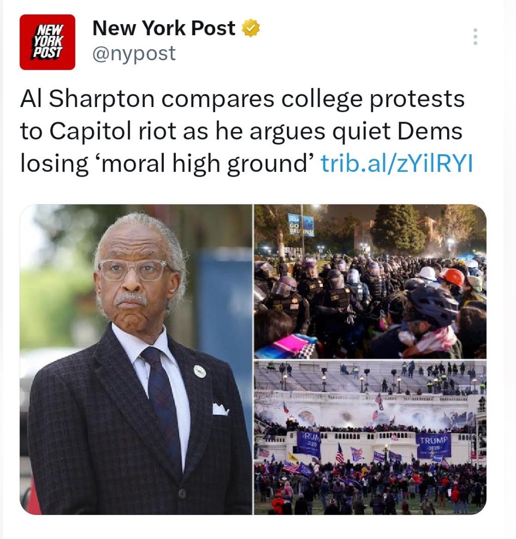 When Al Sharpton tells you you’re trash, you know it’s bad…