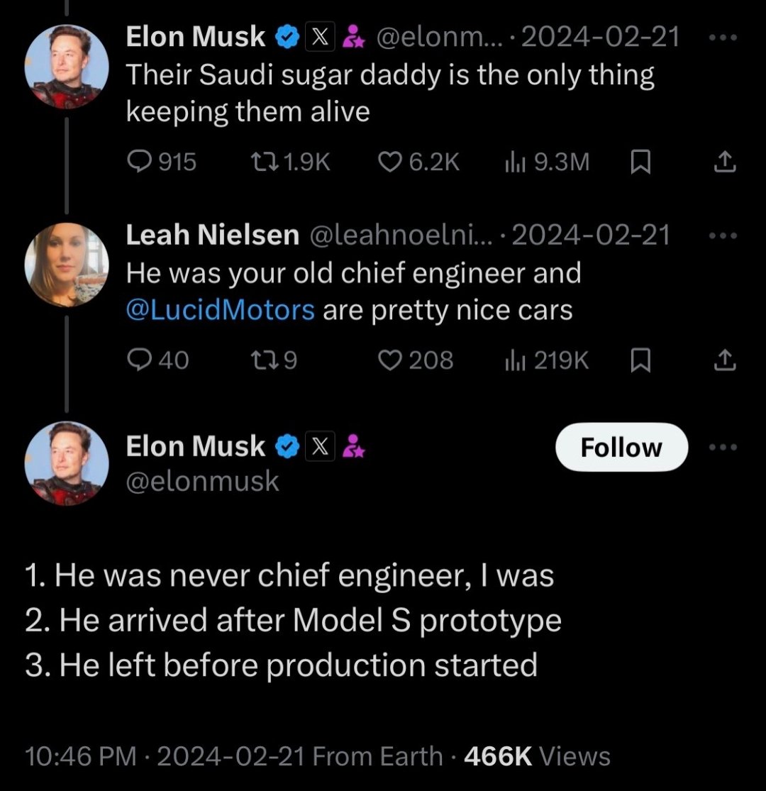 Hey Elon, quit being such a Sissy SpaceX all the time