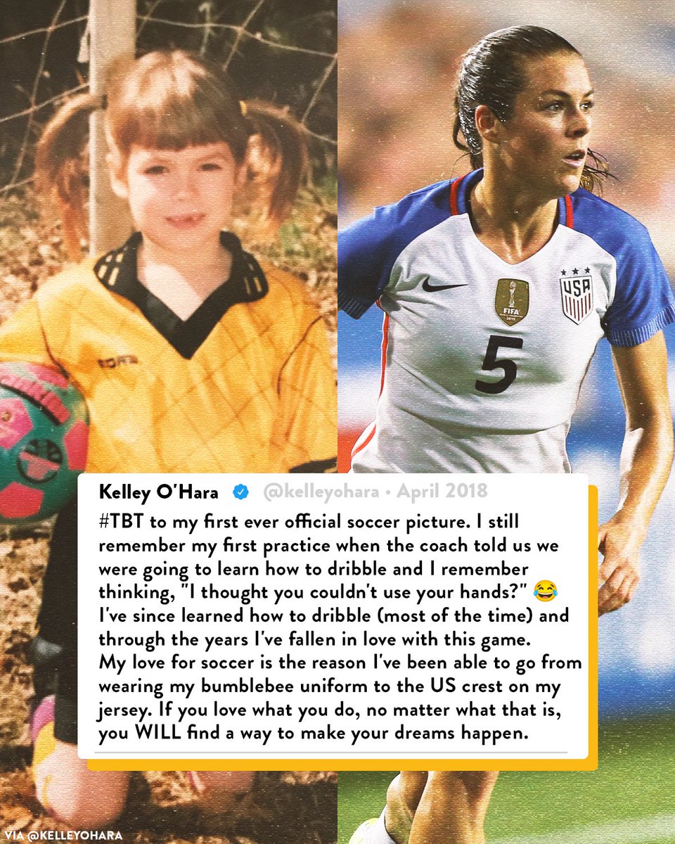 What a journey for Kelley O’Hara. We’ve loved cheering you on.💛