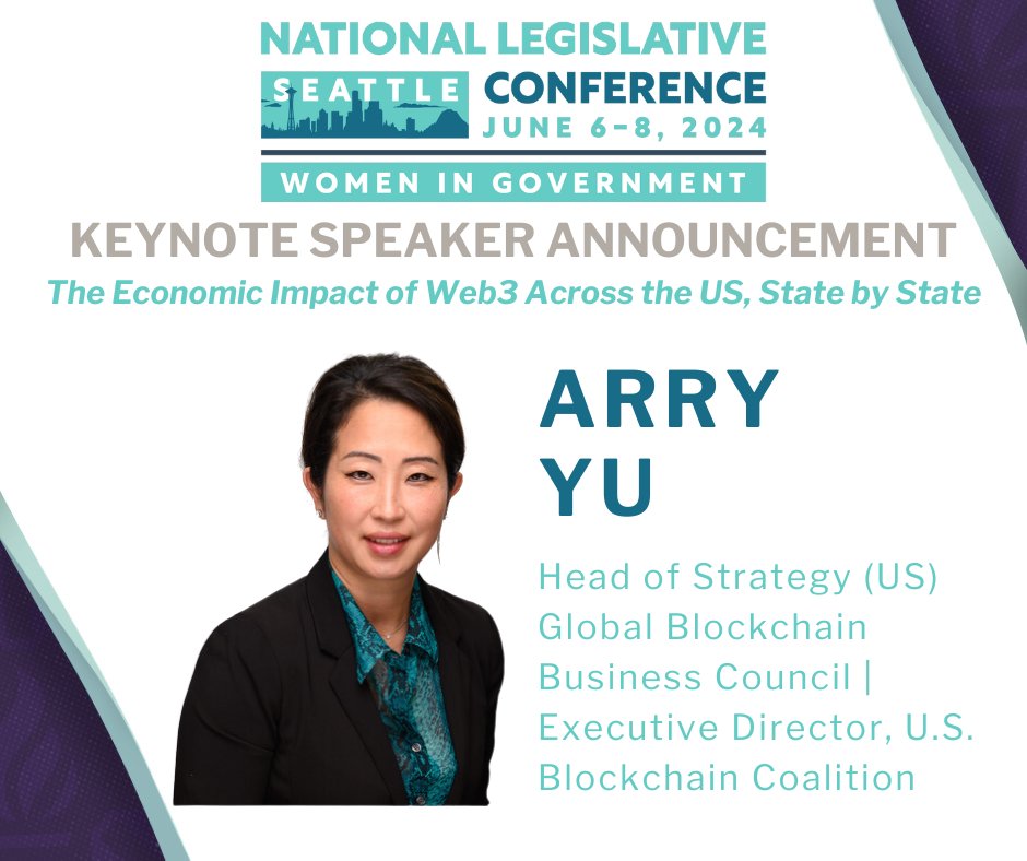 We're excited to announce Arry Yu with @GBBCouncil will be the keynote speaker at this year's #NLCSeattle2024! Want to learn from policy experts & network with your legislator colleagues nationwide? Secure your registration today: wig.getregistered.net/2024-national-…