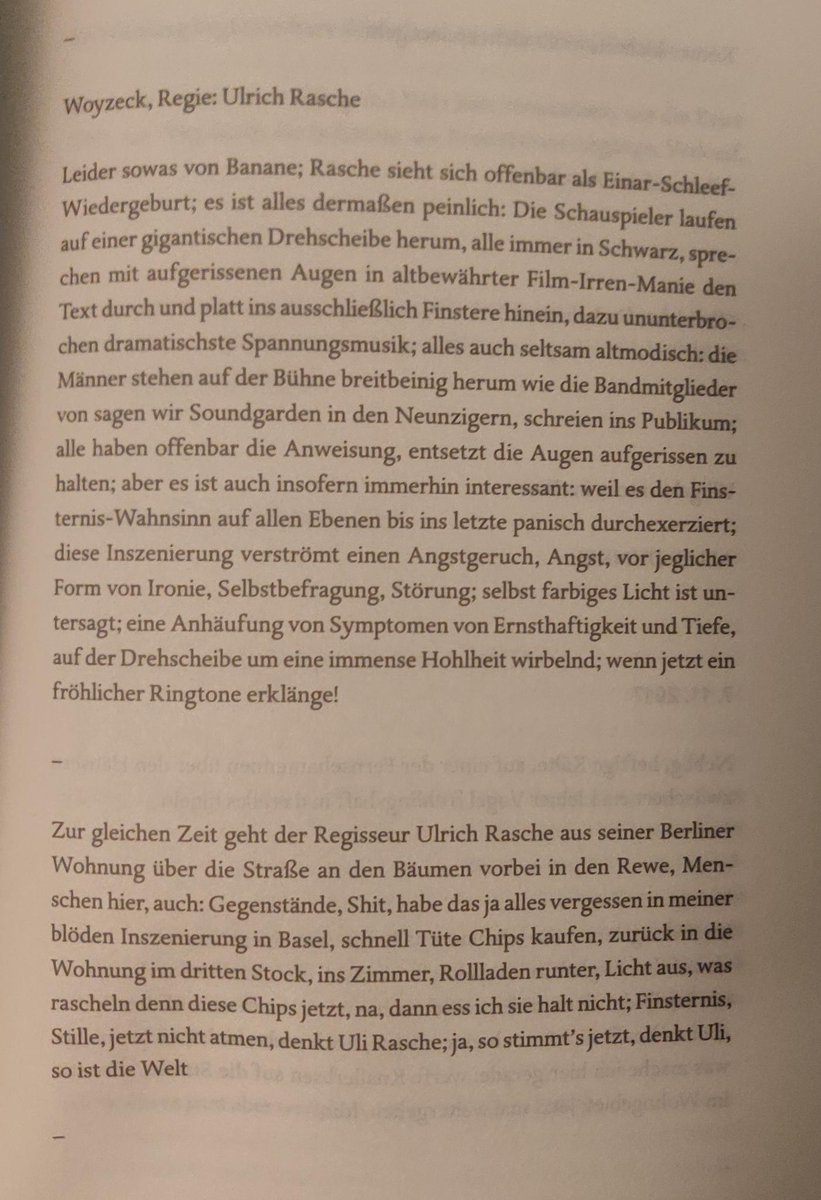 tagkritik's tweet photo. Wolle Lotz schon 2017 über die #TT24-Eröffnung von Uli Rasche. #Theatertreffen https://t.co/IJGOWHj9Zc