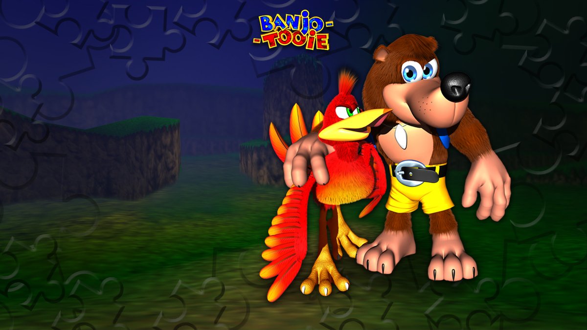 Facts_About_BK's tweet image. Before Rare Replay, if you did Stop 'n' Swop from Banjo-Kazooie XBLA to Banjo-Tooie XBLA one of the rewards was an Xbox 360 theme which gave you these wallpapers on specific screens.