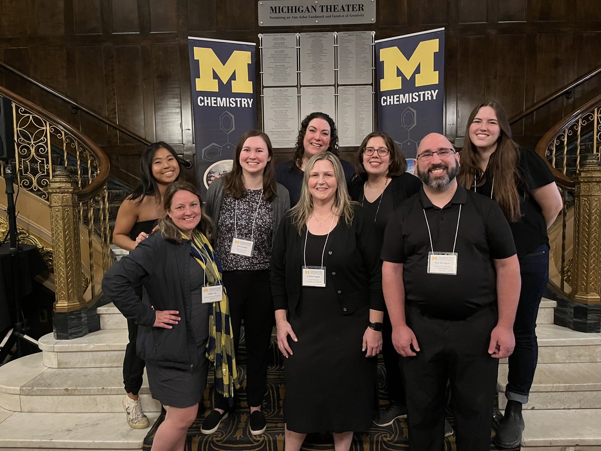 Today's Graduation Ceremony would not have been possible without the wonderful Chemistry Student Services team! #MichiganChem #GoBlue #ClassOf2024 #Graduation