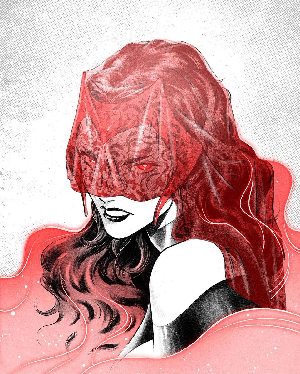 Recent Scarlet Witch art by Jacopo Camagni on his Instagram.
