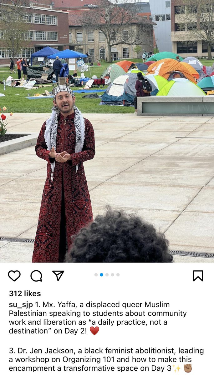 “Mx” Yaffa, a non-gender conforming, displaced Palestinian Muslim activist comes to campus to talk to you about ‘liberation’ Discuss…