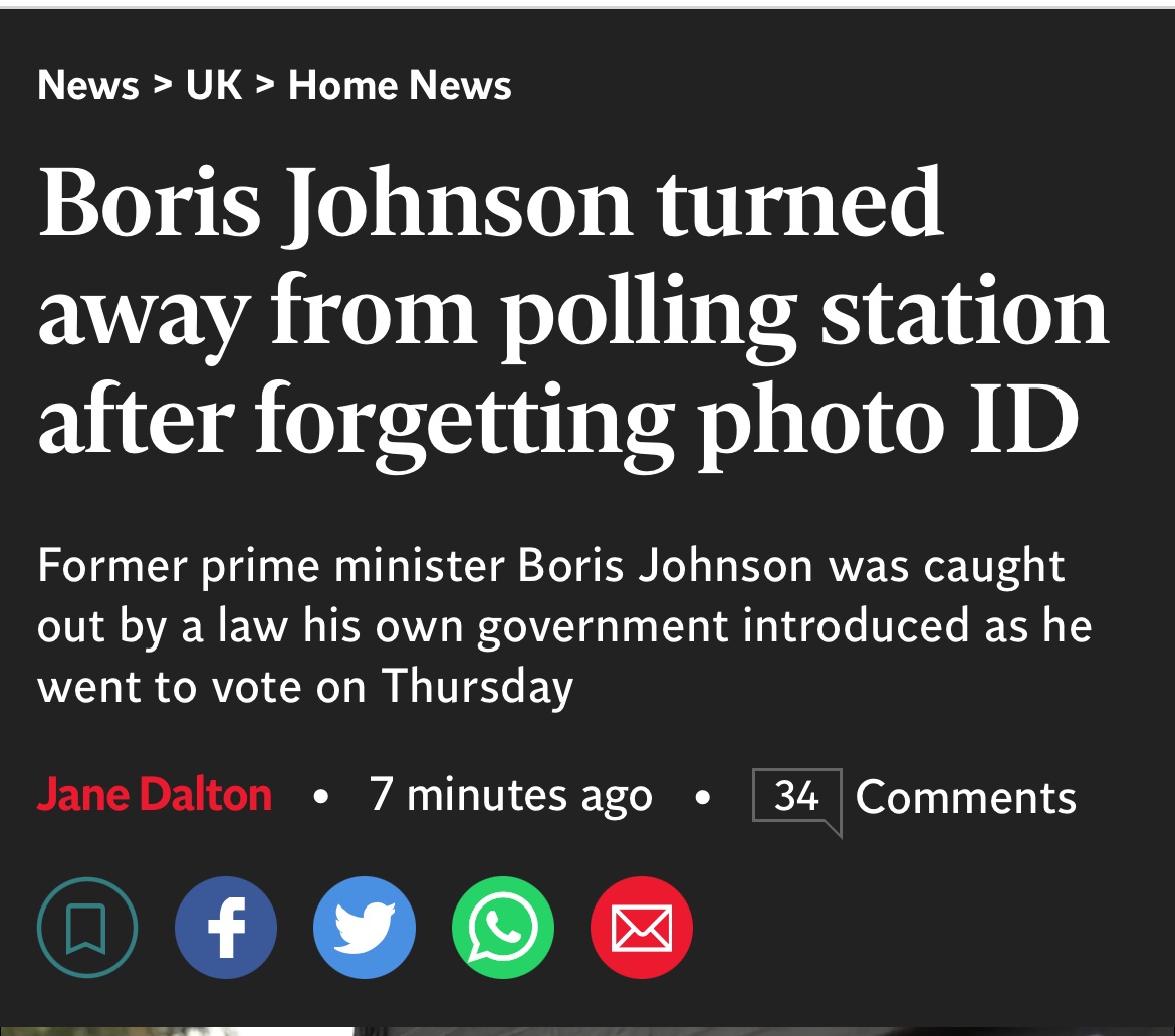 Just like partygate, Johnson once again falls foul of the rules he made himself. Perhaps he just doesn’t think the rules apply to him.