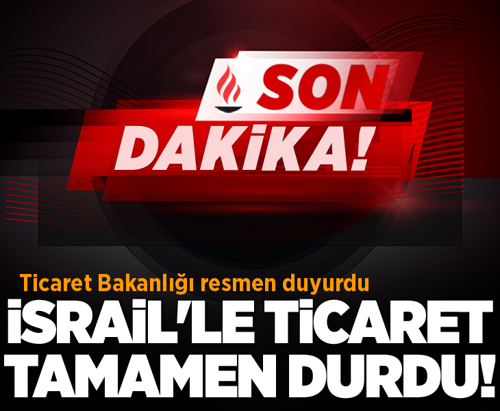 #SONDAKİKA | Ticaret Bakanlığı duyurdu: Türkiye, İsrail ile olan ticaretini durdurdu milliyet.com.tr/gundem/son-dak…