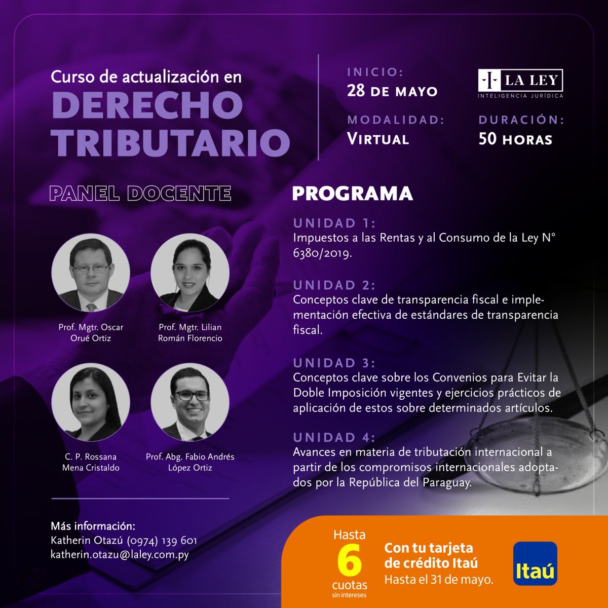 Katherin Otazu (@katherinotazu) on Twitter photo No te pierdas esta oportunidad de actualizarte en Derecho Tributario ! <a href="/OscarOrue/">Oscar Orué 🇵🇾</a> <a href="/EverOtazu/">Ever Otazú</a> No te pierdas esta oportunidad de actualizarte en Derecho Tributario ! <a href="/OscarOrue/">Oscar Orué 🇵🇾</a> <a href="/EverOtazu/">Ever Otazú</a>
