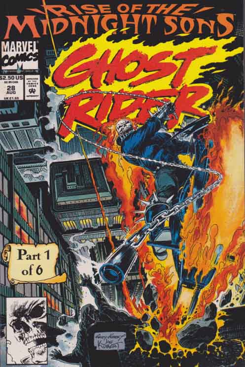 #GhostRider #28 (1992) With Poster, #HowardMackie Writer, #AndyKubert Artist, Rise of the Midnight Sons, pt. 1, 1st Appearance of Caretaker, Lilith & The Nine  rarecomicbooks.fashionablewebs.com/GhostRider%20V…  #RareComicBooks #KeyComicBooks #MarvelComics #MCU #MarvelUniverse #KeyIssue