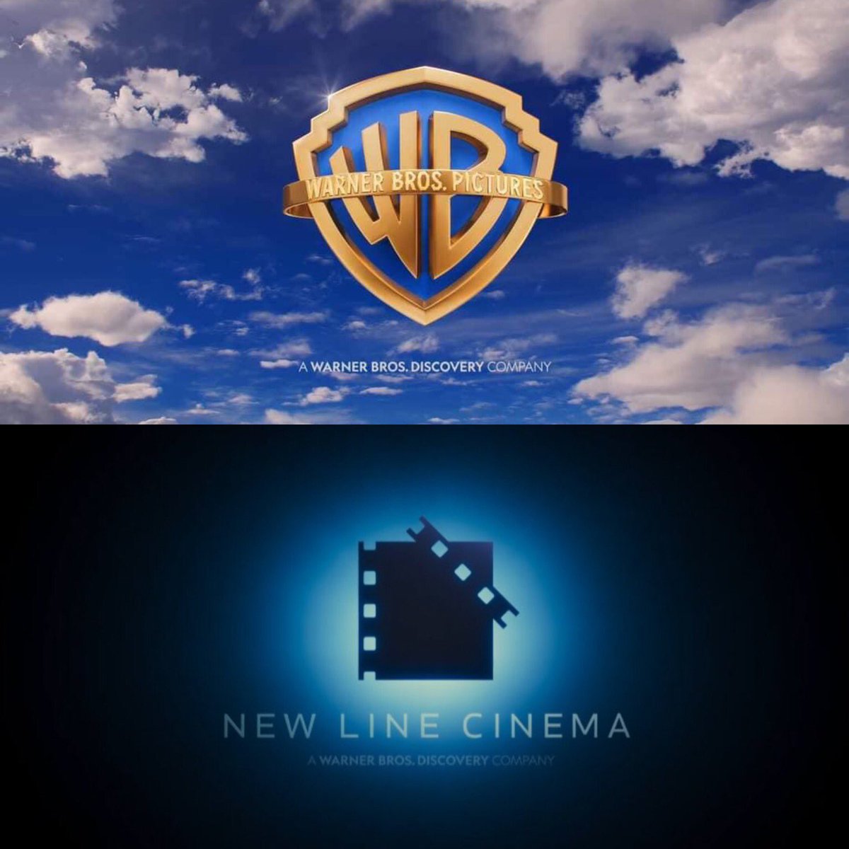 Current @wbpictures and @newlinecinema logos 🎥