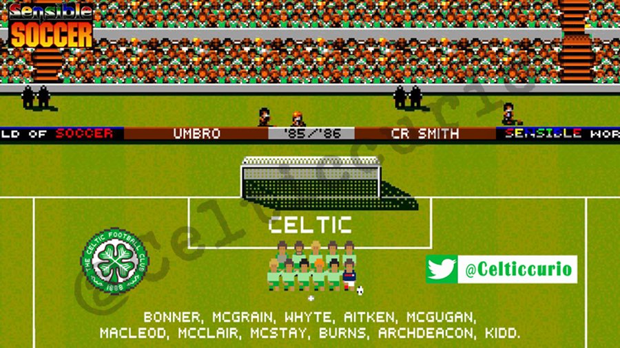 Sensible Soccer - Celtic Love Street XI ⚽️ 🍀 #AlbertKiddDay