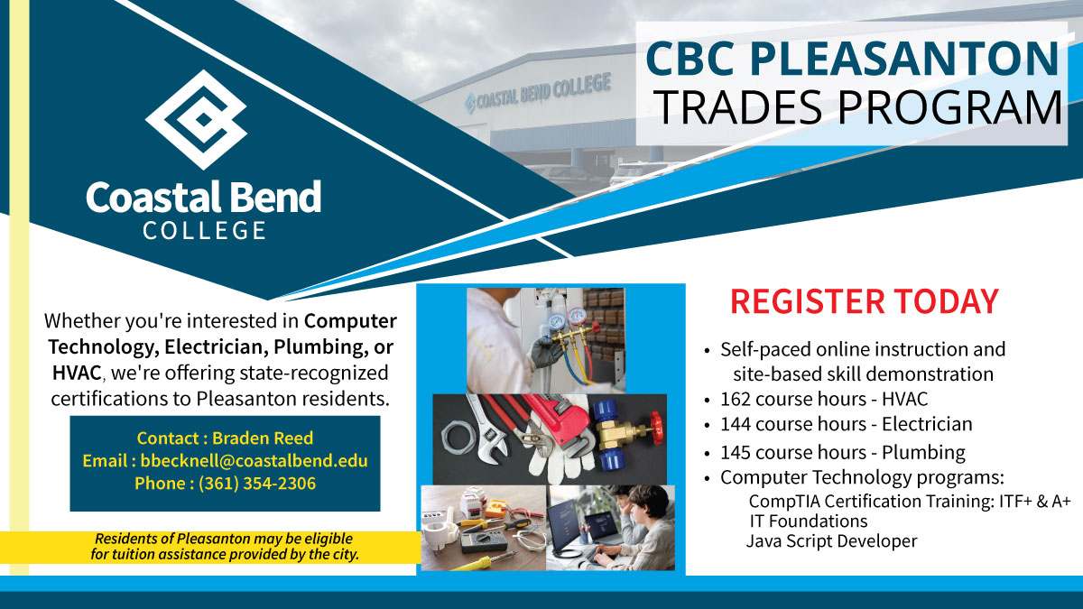 Pleasanton residents, the PTP is your ticket to success! Gain valuable certifications in high-demand fields, including Computer Technology. Residents of Pleasanton may be eligible for tuition assistance provided by the city. Learn more now: bit.ly/3JI4B67 #CBCRocks