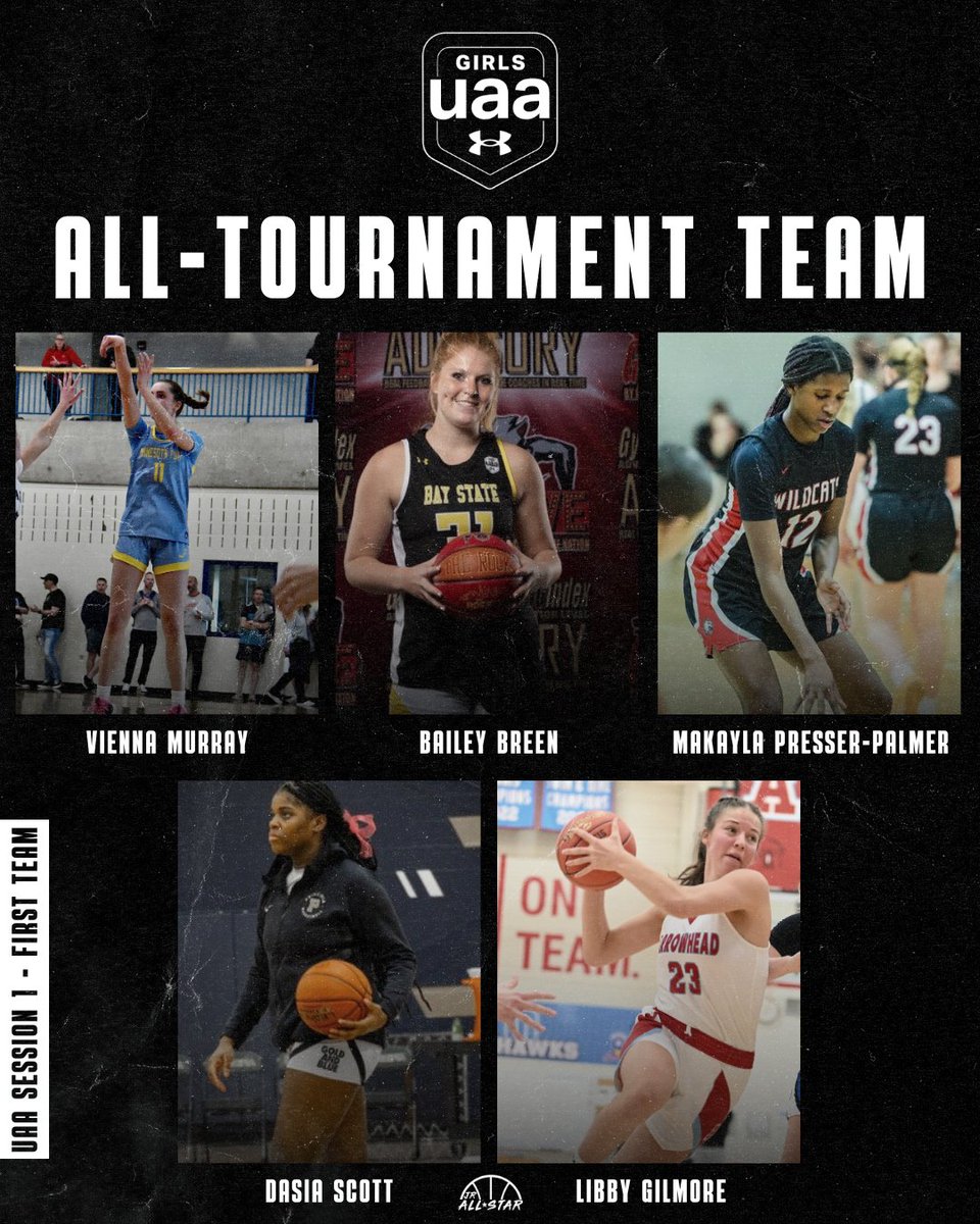 Jr. All-Star Girls Basketball (@jrallstarbb) on Twitter photo The <a href="/UANextGHoops/">Girls UAA</a> Session I 16U 𝙁𝙄𝙍𝙎𝙏 𝙏𝙀𝘼𝙈.
• <a href="/MurrayVienna/">Vienna Murray</a>
• <a href="/baileybreen11/">bailey breen</a>
• <a href="/Makaylapbball/">Makayla Presser-Palmer</a>
• <a href="/dasiascott9/">dasia scott</a>
• <a href="/libbygilmore33/">Libby Gilmore</a>
🔗 jrallstar.com/2024/05/uaa-se… The <a href="/UANextGHoops/">Girls UAA</a> Session I 16U 𝙁𝙄𝙍𝙎𝙏 𝙏𝙀𝘼𝙈.
• <a href="/MurrayVienna/">Vienna Murray</a>
• <a href="/baileybreen11/">bailey breen</a>
• <a href="/Makaylapbball/">Makayla Presser-Palmer</a>
• <a href="/dasiascott9/">dasia scott</a>
• <a href="/libbygilmore33/">Libby Gilmore</a>
🔗 jrallstar.com/2024/05/uaa-se…