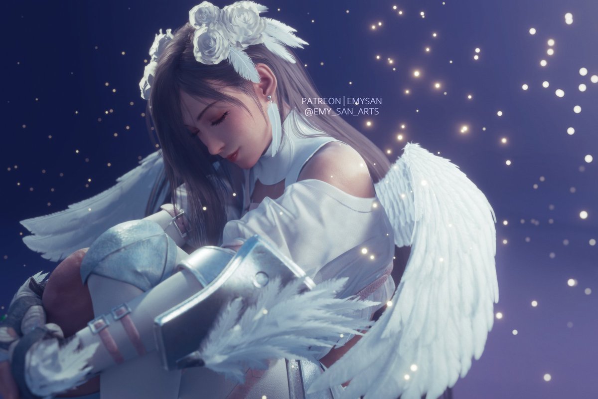 Emy_san_arts's tweet image. Angel 🪽
#HappyBirthdayTifa #FF7R