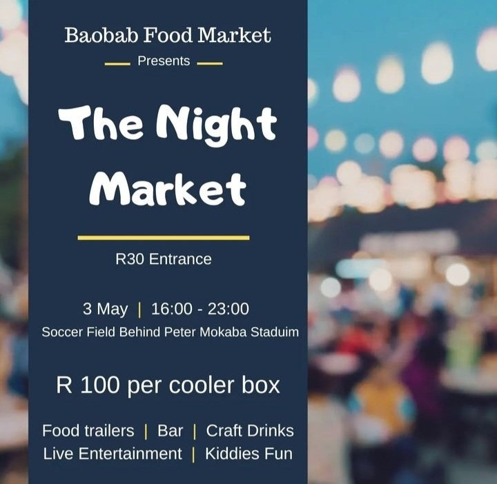 If your are in polokwane tomorrow I'm having my first food stall 🥺🥺at the baobab market, we will be selling homemade desserts. Please come join me🥺