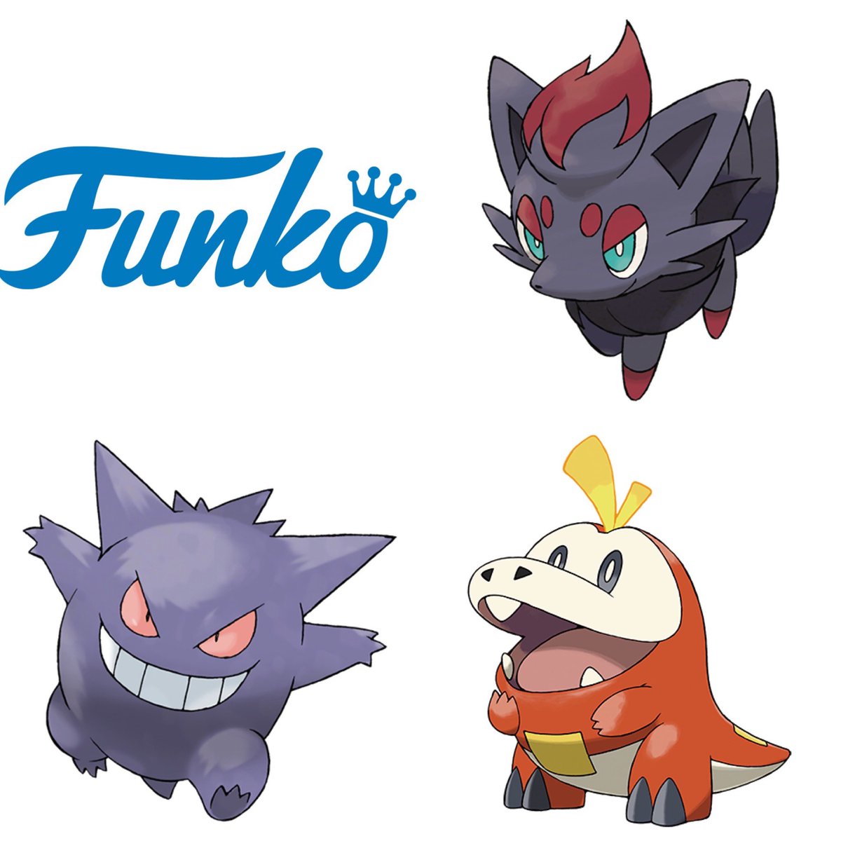 Gengar, Fuecoco, & Zorua Pops are on the way! . Nothing is official until Funko or retailer announces it. Thanks @skittlerampage #Pokemon #Gengar #Fuecoco #Zorua #Funko #FunkoPop #FunkoPopVinyl #Pop #PopVinyl #Collectibles #Collectible #FunkoCollector #FunkoPops #Collector #Toy…