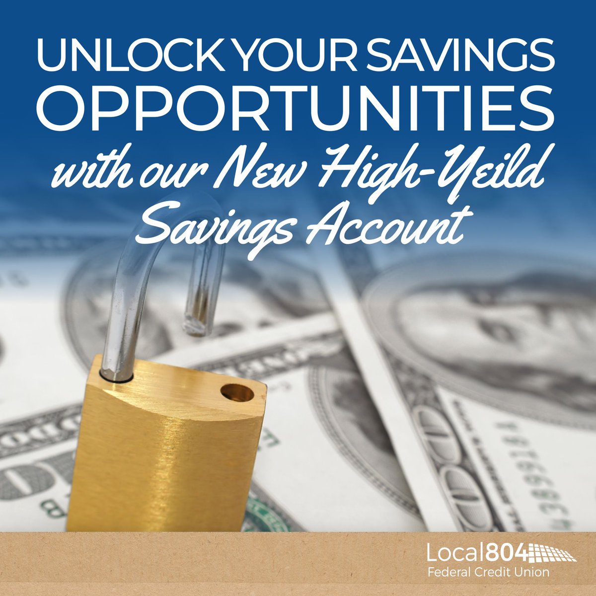 Did you get a tax return this year? It’s now easier than ever to get more for your money with the Local 804 FCU High Yield Savings Account! Learn more bit.ly/4dr071F

#TeamstersLocal804 #Teamsters #UPS #local447IAMAW @Teamsters_Local_804 @804_Local