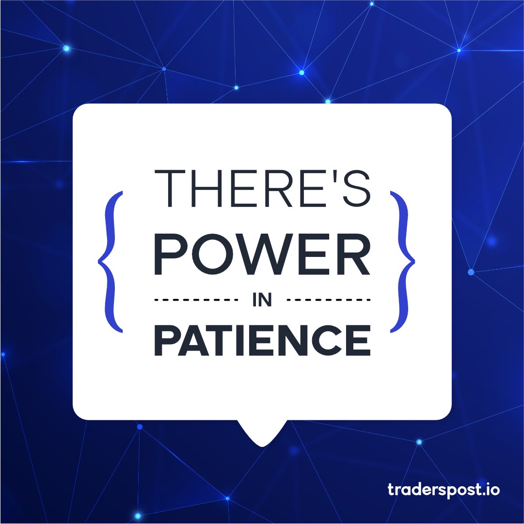 In the rush of the markets, remember there's power in patience. 🕰️ #InvestingWisdom #TradersMindset Patience pays off