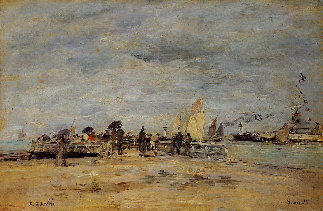 Deauville, the Jetty wikiart.org/en/eugene-boud…