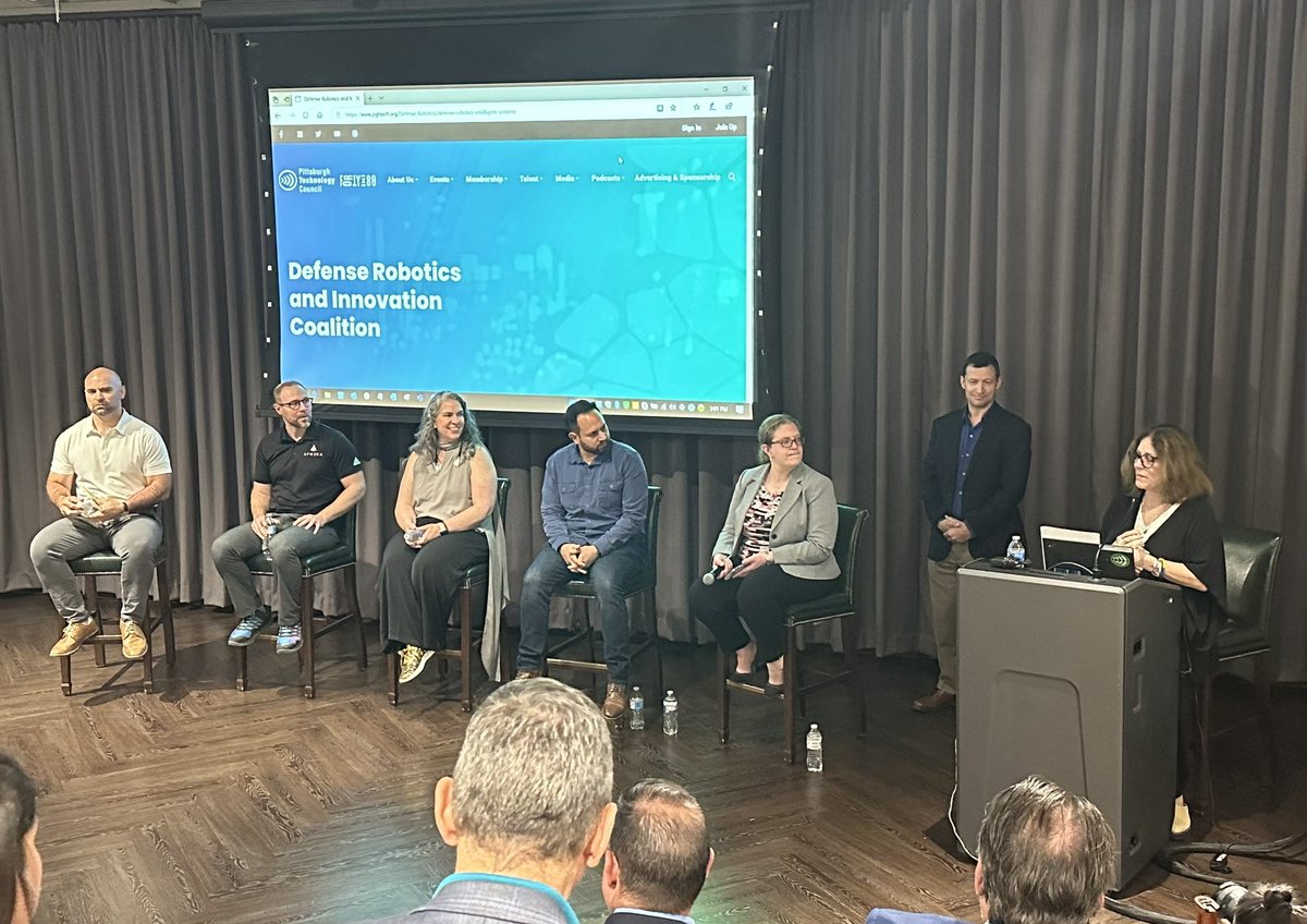 I had the unique opportunity to attend the Defense Robotics and Innovation Coalition panel discussion on the Air Force and Space Force sponsored by the Pittsburgh Technology Council! #afwerx
