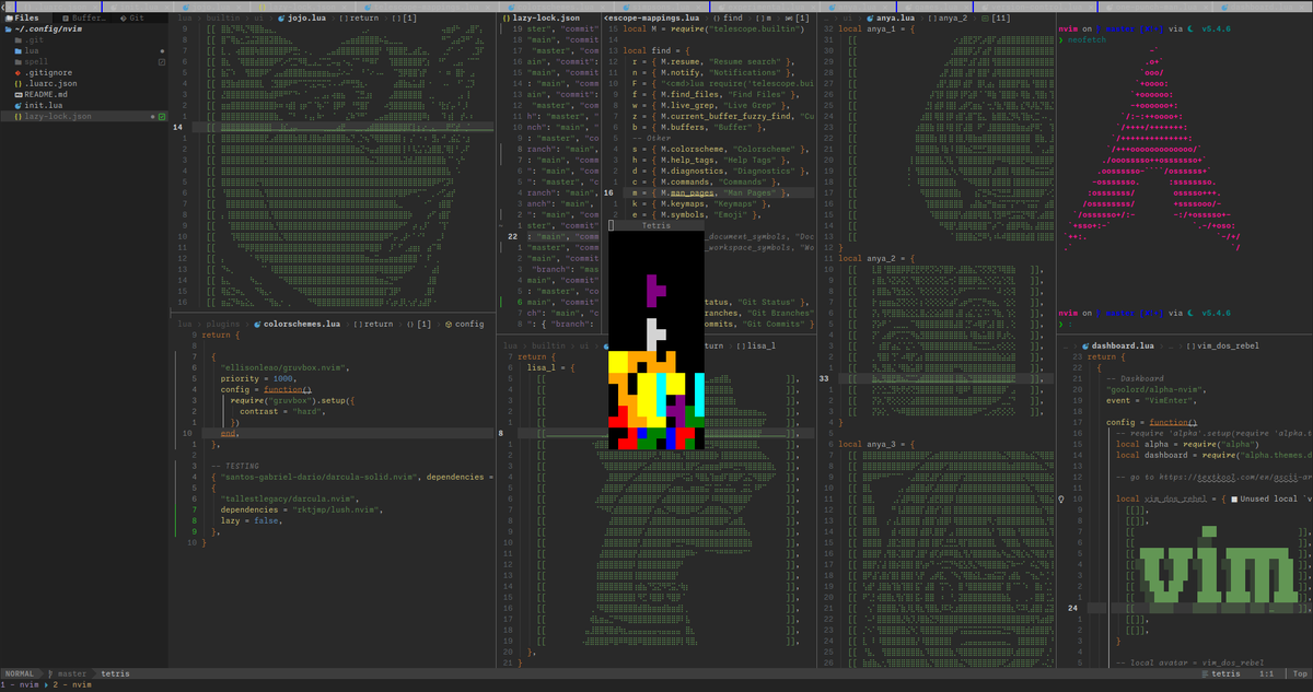 themotari's tweet photo. I had the choice to fork the project but I chose to write my own darcula.nvim theme .
https://t.co/uQk9jTBnIZ

#neovim #darcula https://t.co/3fUiikJdXG