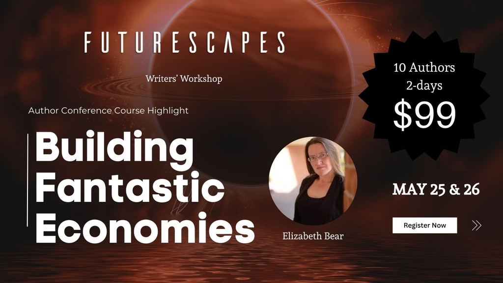 Build worlds that work! Join @matociquala to learn crafting realistic economies in fantasy settings. How does commerce drive your story? Find out! ➡️ l8r.it/KJM9 Don't miss this chance to deepen your worldbuilding!