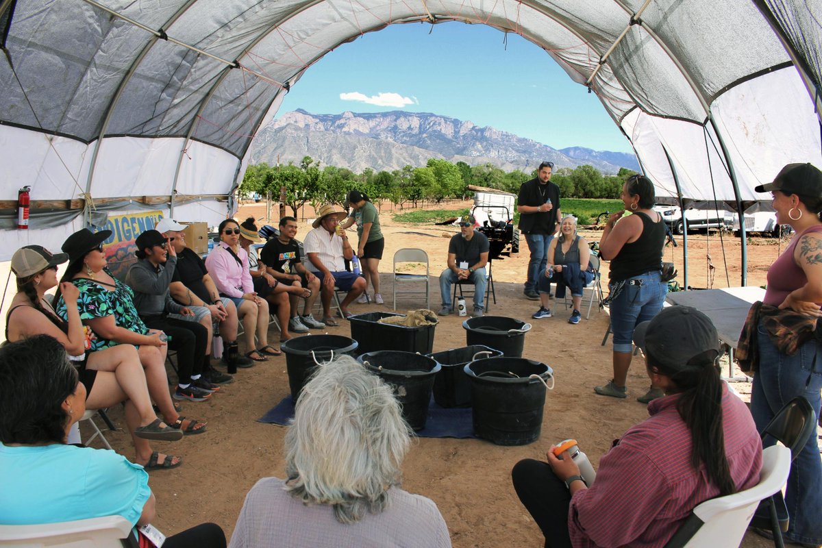 FNDI303's tweet image. Thanks for following along this week as our Native Fundraisers Community of Practice learned about strengths-based storytelling, Indigenous logic models, grant writing, and more to build fundraising capacity at their respective #NativeLed nonprofits! #KnowledgeThatsNative