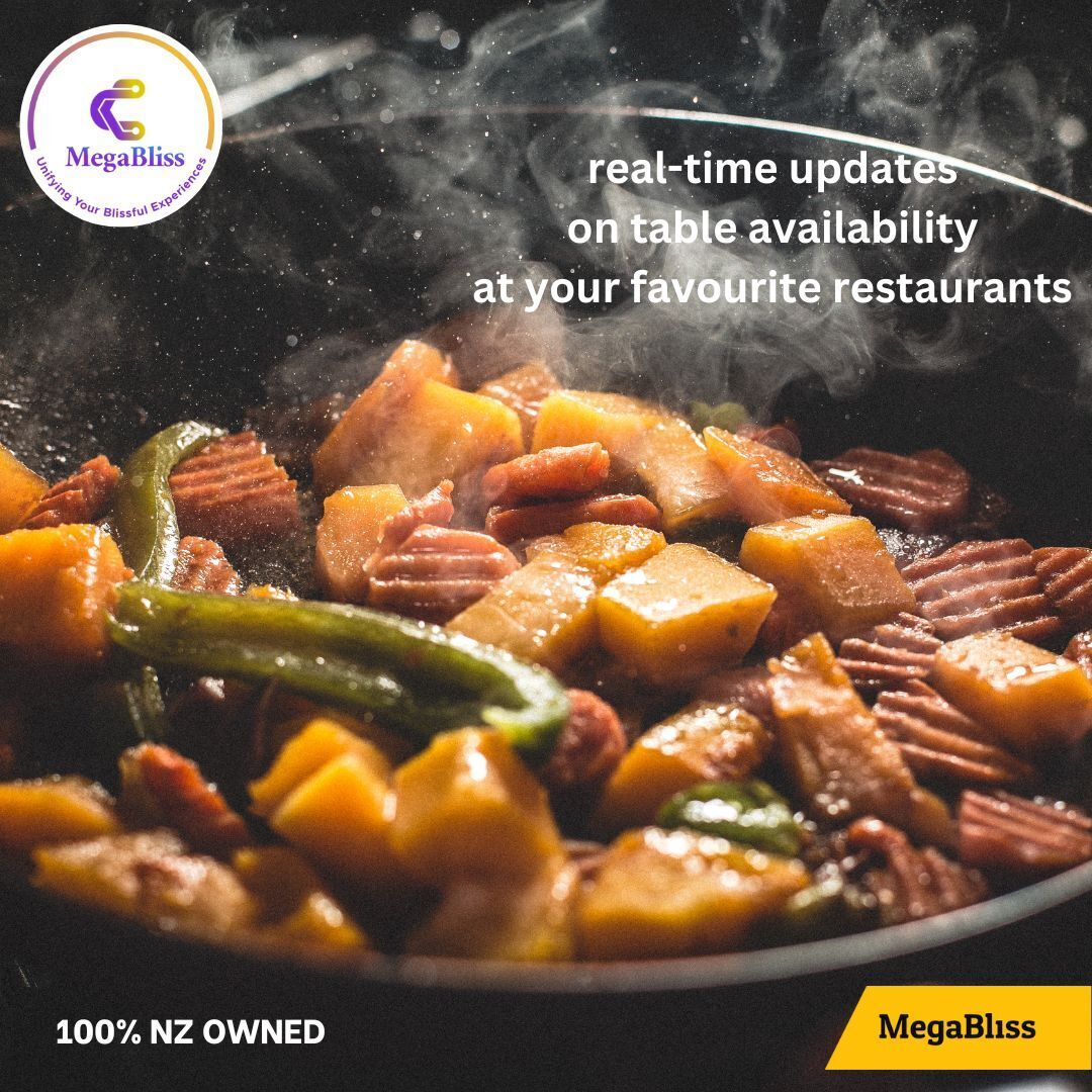 Stay in the know with real-time updates on table availability at your favorite restaurants, courtesy of MegaBliss. Never miss out on a dining opportunity again! 🍽✨ #MegaBliss #DiningUpdates #TableAvailability #RestaurantReservations #NeverMissOut #FoodieLife