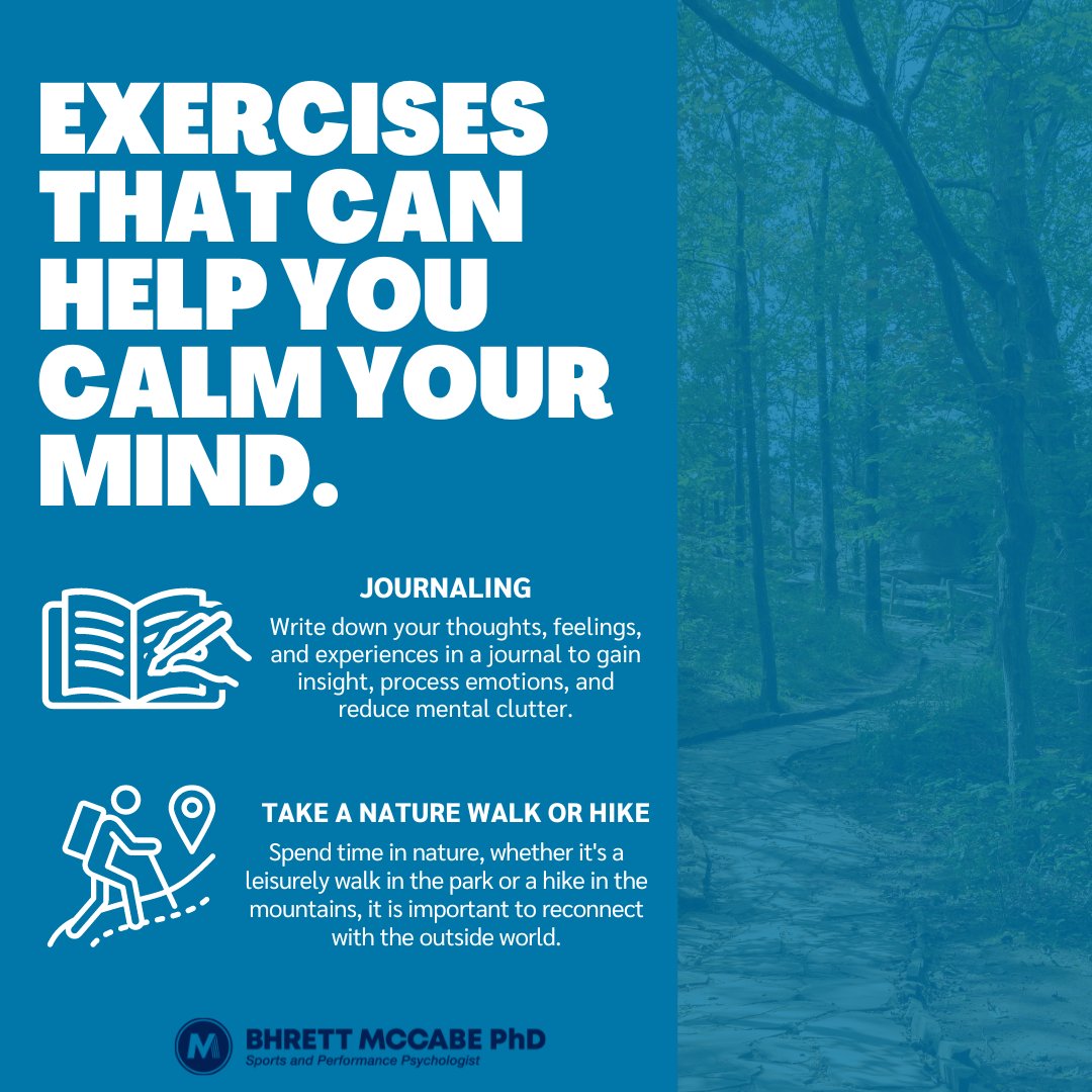 As we step into Mental Health Awareness Month, here are two exercises that I frequently practice to clear and calm my mind. Start fighting for yourself and take care of yourself.