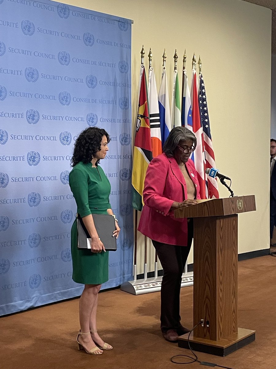 Thank you @USAmbUN Thomas Greenfield for making food security a major priority for the @USUN mission. @USDA looks forward to continuing to work with you on advancing investments in #WomenInAg and agriculture innovation and technology, in order to feed a growing global population.