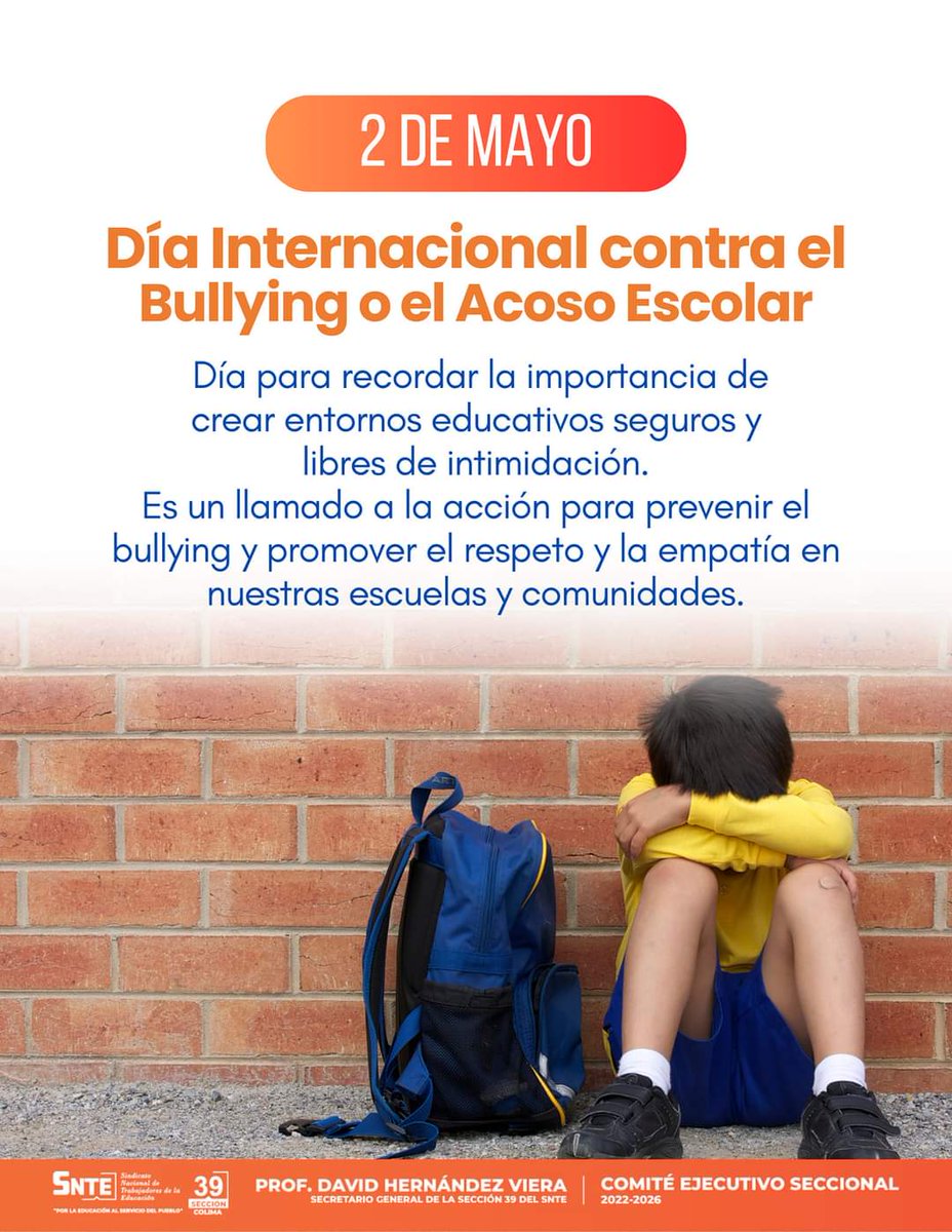 #ContraElBullying 
#TodosSomosUno 
#ContraelAcosoEscolar