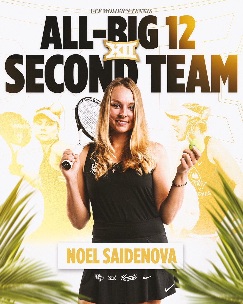What a way to cap off your collegiate career 👏 Noel earned a spot on the All-Big 12 Second Team in Singles after an outstanding final season!