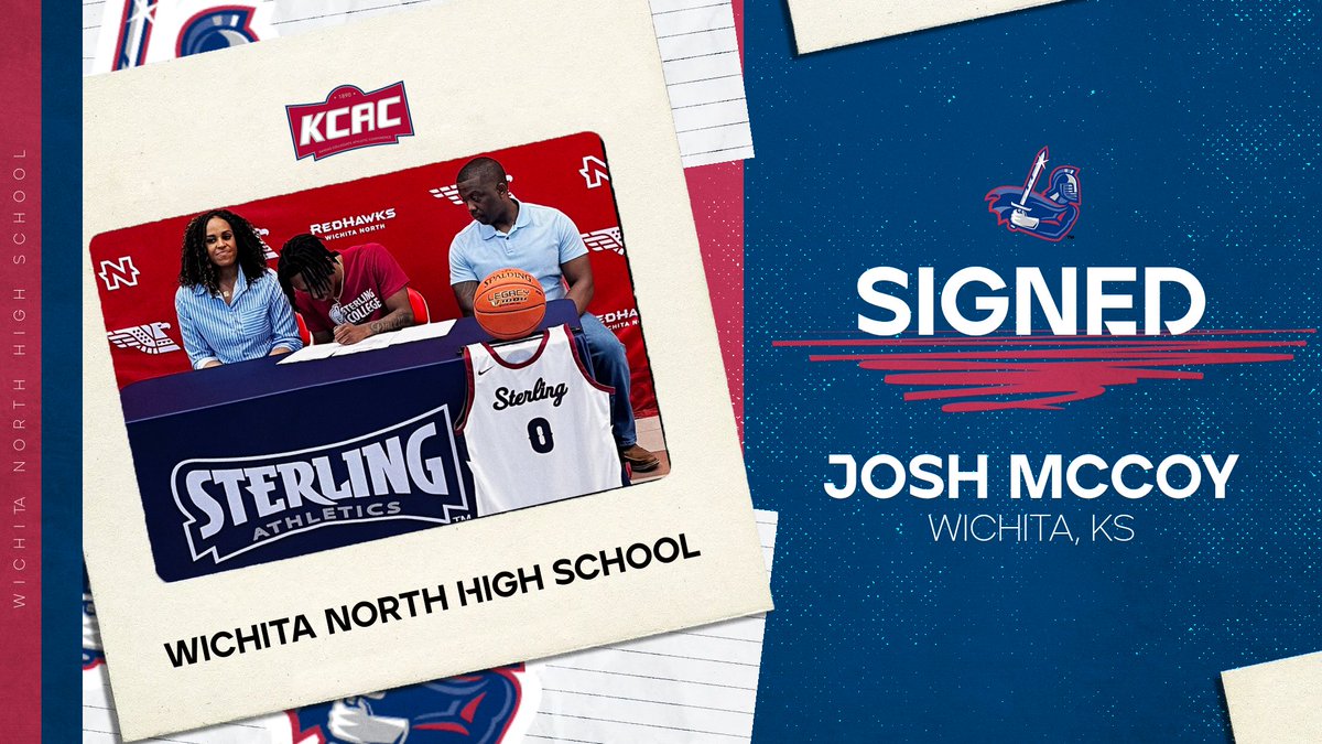 We are happy to announce the signing of Josh McCoy from Wichita. Looking forward to having him on campus next fall. #SwordsUp