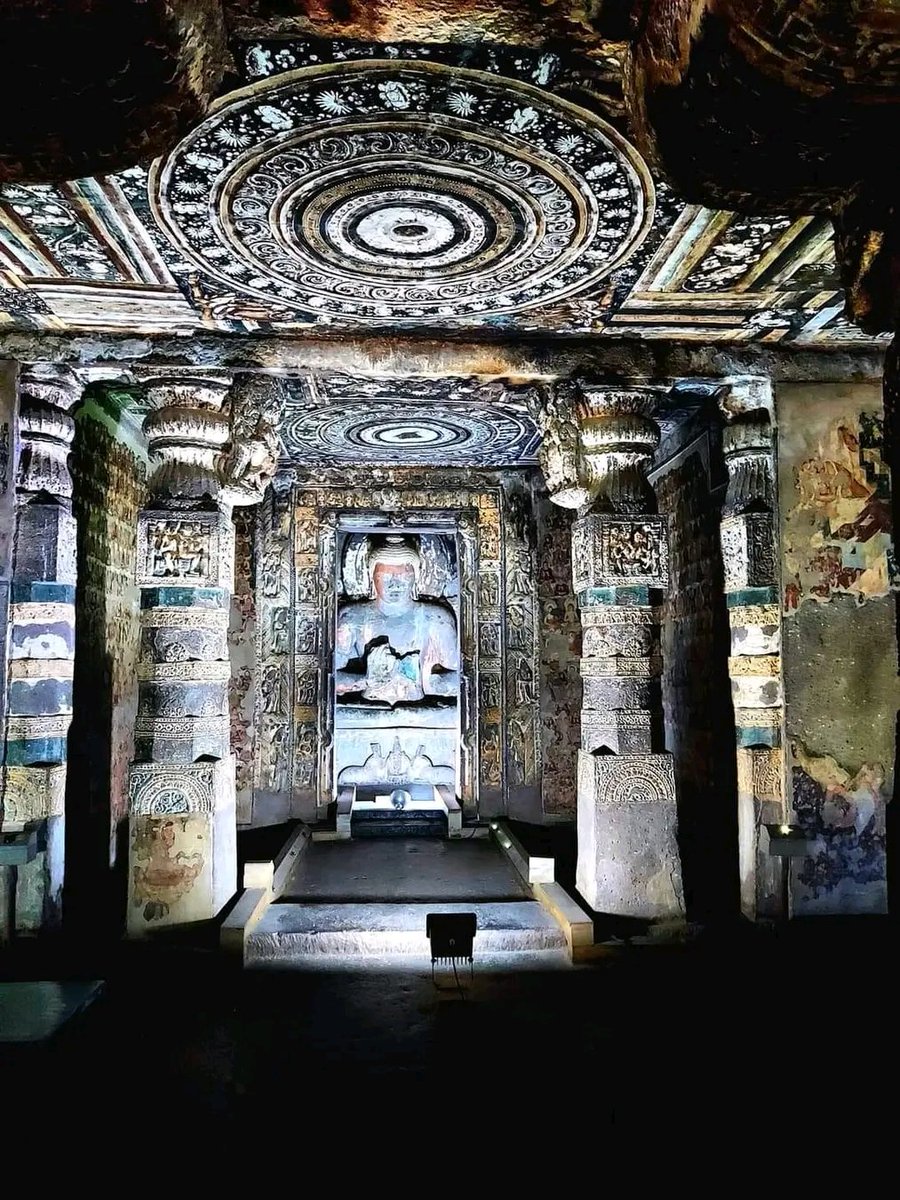 Welcome to #India 🇮🇳 ❤ 🥰
 #AJANTA 
 #UNESCO_World_Buddhist_Heritage_Site #Ancient_Dhamma_Study_Centre,
 Maharashtra State, (India) 🇮🇳