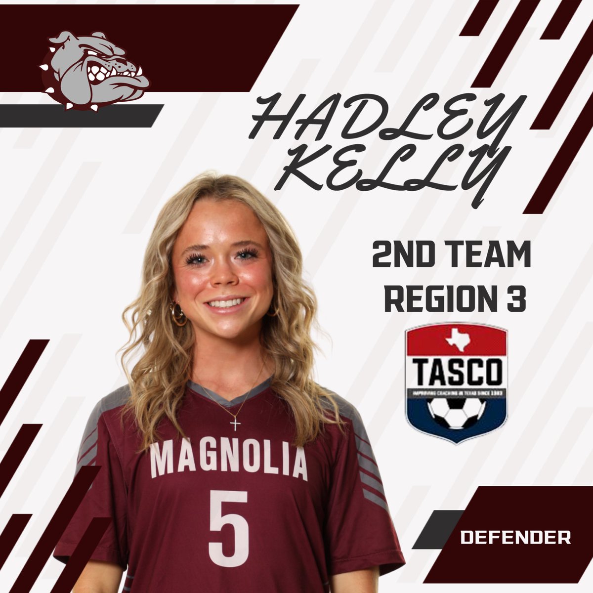 ⚽️Congrats!⚽️

Hadley will be representing Region 3 in the TASCO All-Star Game on May 11th.