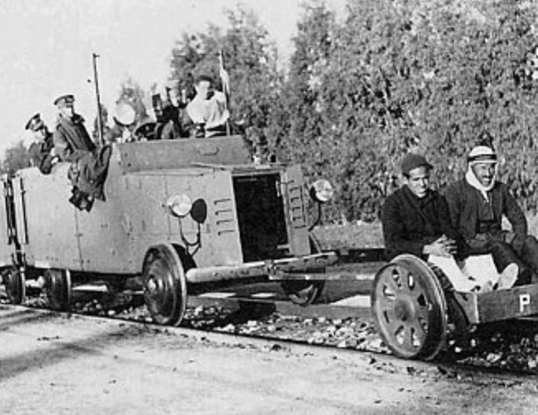 During the 1936-39 revolt in Palestine, the British army would take Palestinians as hostages and force them to sit at the front of rail cars to prevent attacks and to find mines on the tracks. 

Birds of a colonial feather flock together.