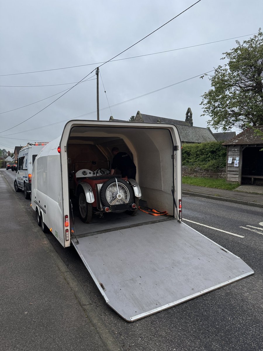 #SOLD Our project MG J2 is making its way to its new home in the Highlands...Thank you for your business Stuart #mg #mgj2 #restorationproject #rarecar #mgownersclub #mmmregister #mglovers #prewar #prewarcars #vintagesportscar #vscc #britishcars #classiccars #nutleysportsprestige