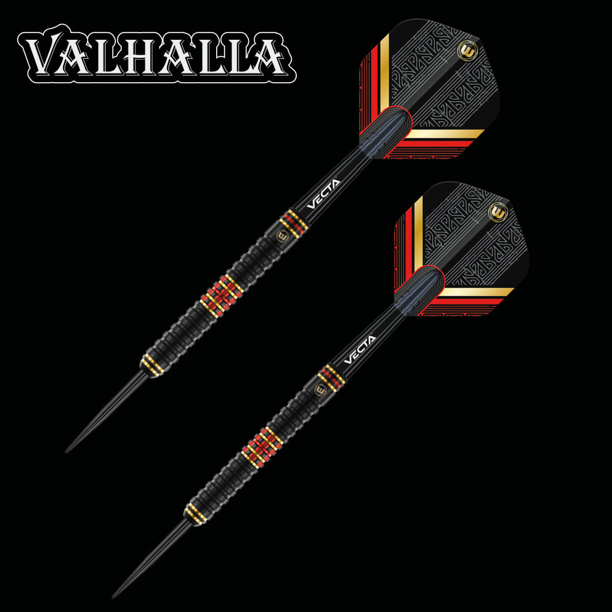 🎯 ⚔️ |  Winmau Valhalla

Want to grab yourself a set of the Winmau Valhallas we saw tonight? A captivating combination of Onyx PVD, red-gold detailing with dual-core tungsten technology 🌩

Available in 22g, 24g & 26g 🧐

Get them below ⬇️

reddragondarts.com/products/valha…