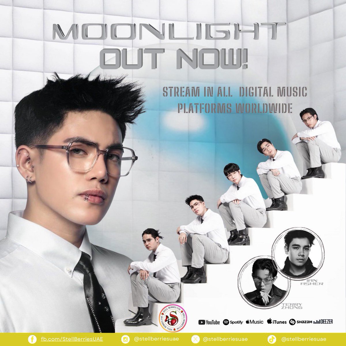 ⚪️ 'Moonlight' is here to light up your playlists! Available now on all major digital music platforms worldwide. Berries and A'tin, let's skyrocket this tune and keep it reigning as the Song of the Year! 🚀 Listen here: open.spotify.com/track/1xAYG31L… @stellajero_ @SB19Official #SB19…