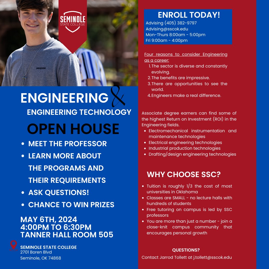 Interested in engineering? Swing by our open house on May 6.