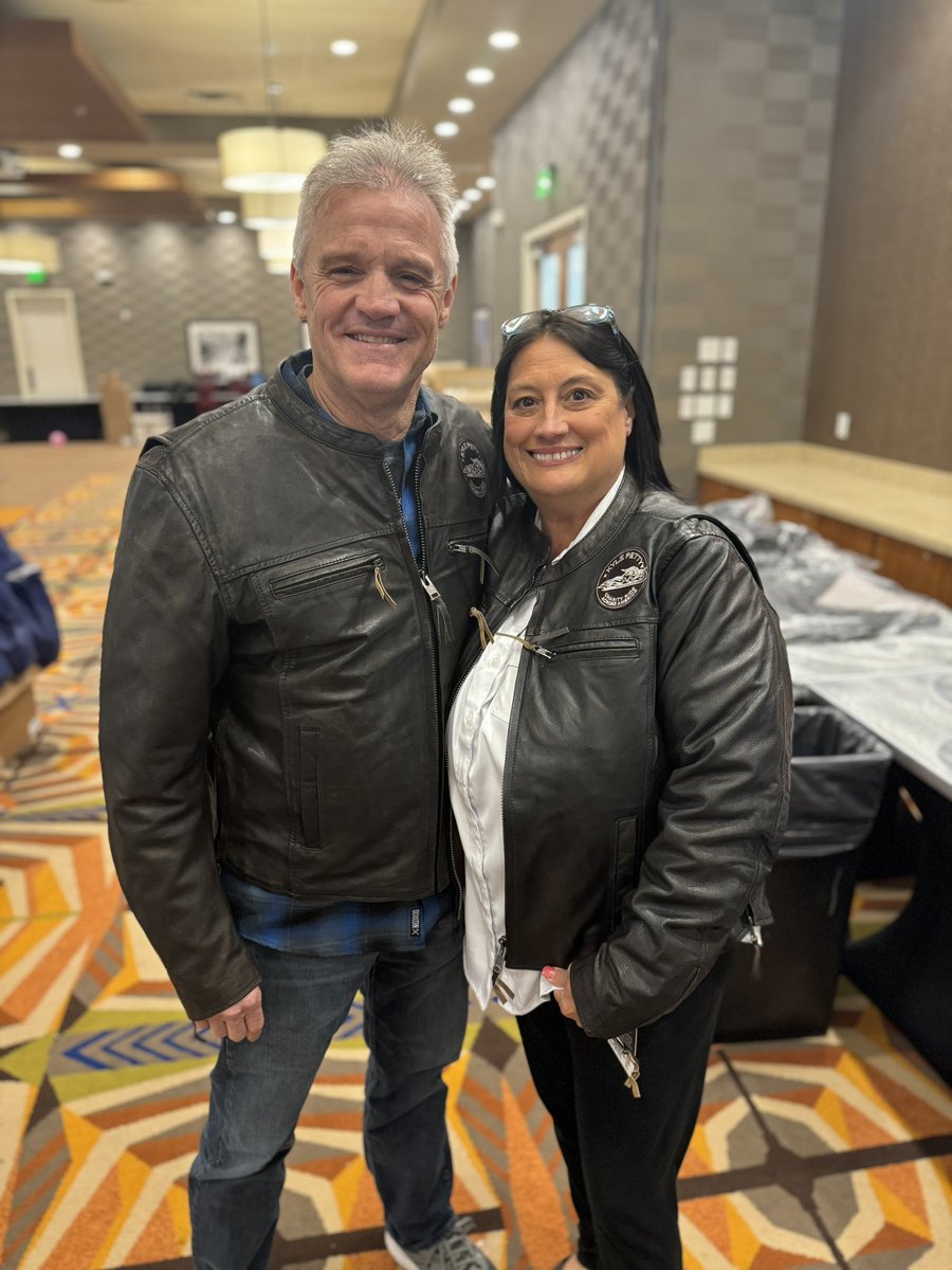 Look who made it to Deadwood! Excited to have @Kenny_Wallace and @KimWall78695849 back on the #KPCharityRide again this year!