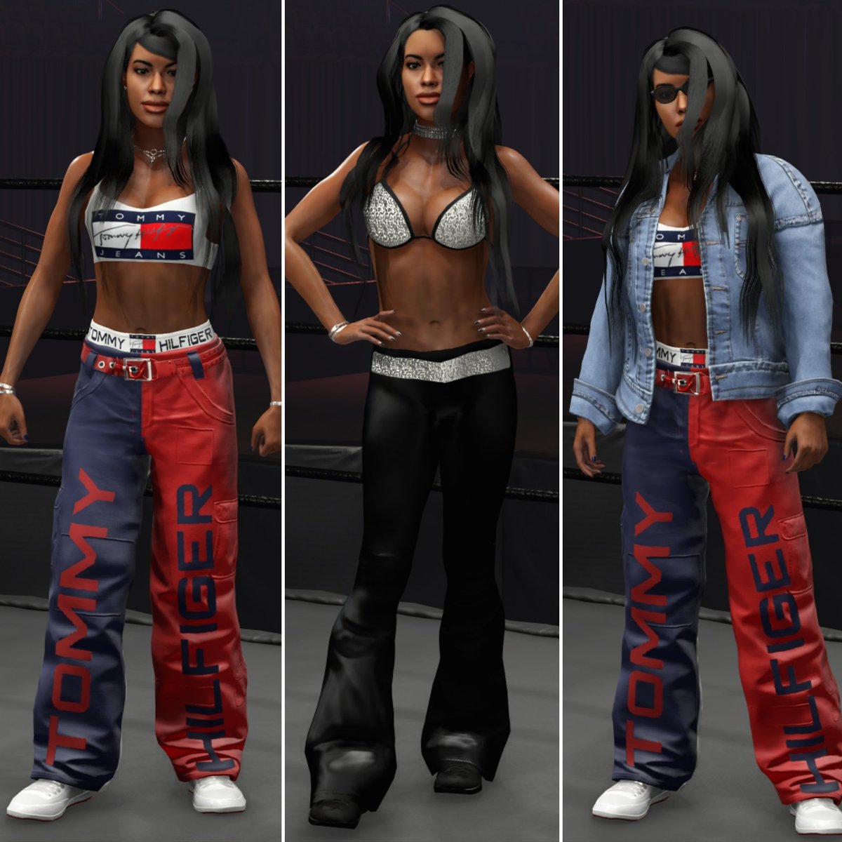 CJ_CAD50's tweet photo. Aaliyah now available in #wwe2k24
@aaliyah
@defjam
@wrestlebars 
.
.
#defjam2k24 #defjamworldwar https://t.co/KIFMQaxU8N