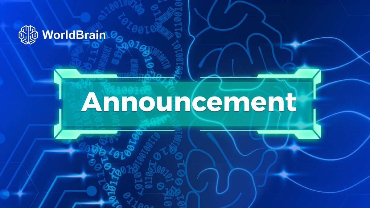 🔥🔥[ ANNOUNCEMENT ]🔥🔥

📌We are thrilled to announce that ▶️WorldBrain Neural Network Beta System has officially initiated interaction!

Please visit the official website to know more👇:
🪩user.worldbrains.org

Decentralized operating system for all future AGI terminals is…