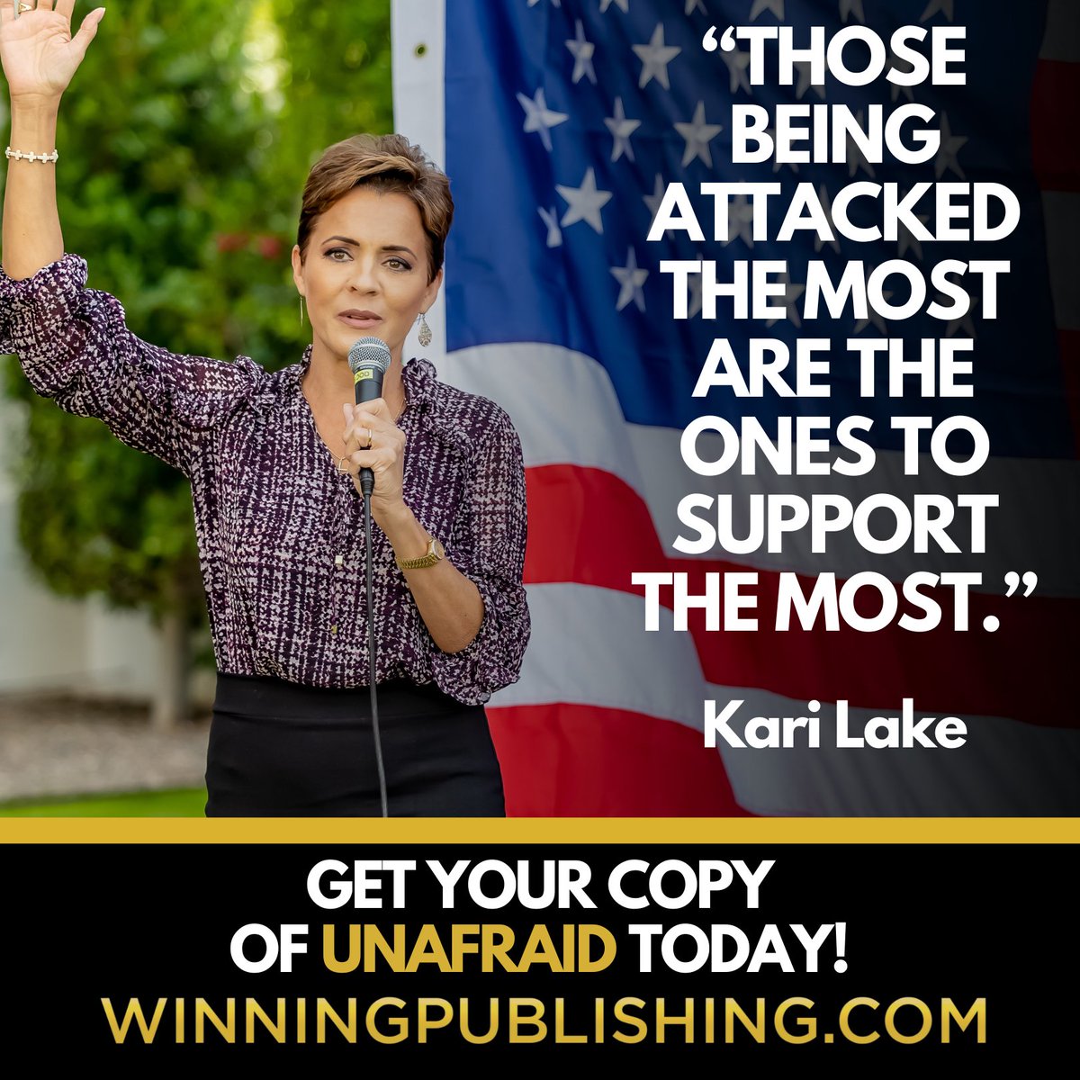 Get your copy of @KariLake's book UNAFRAID today at WINNINGPUBLISHING.com!