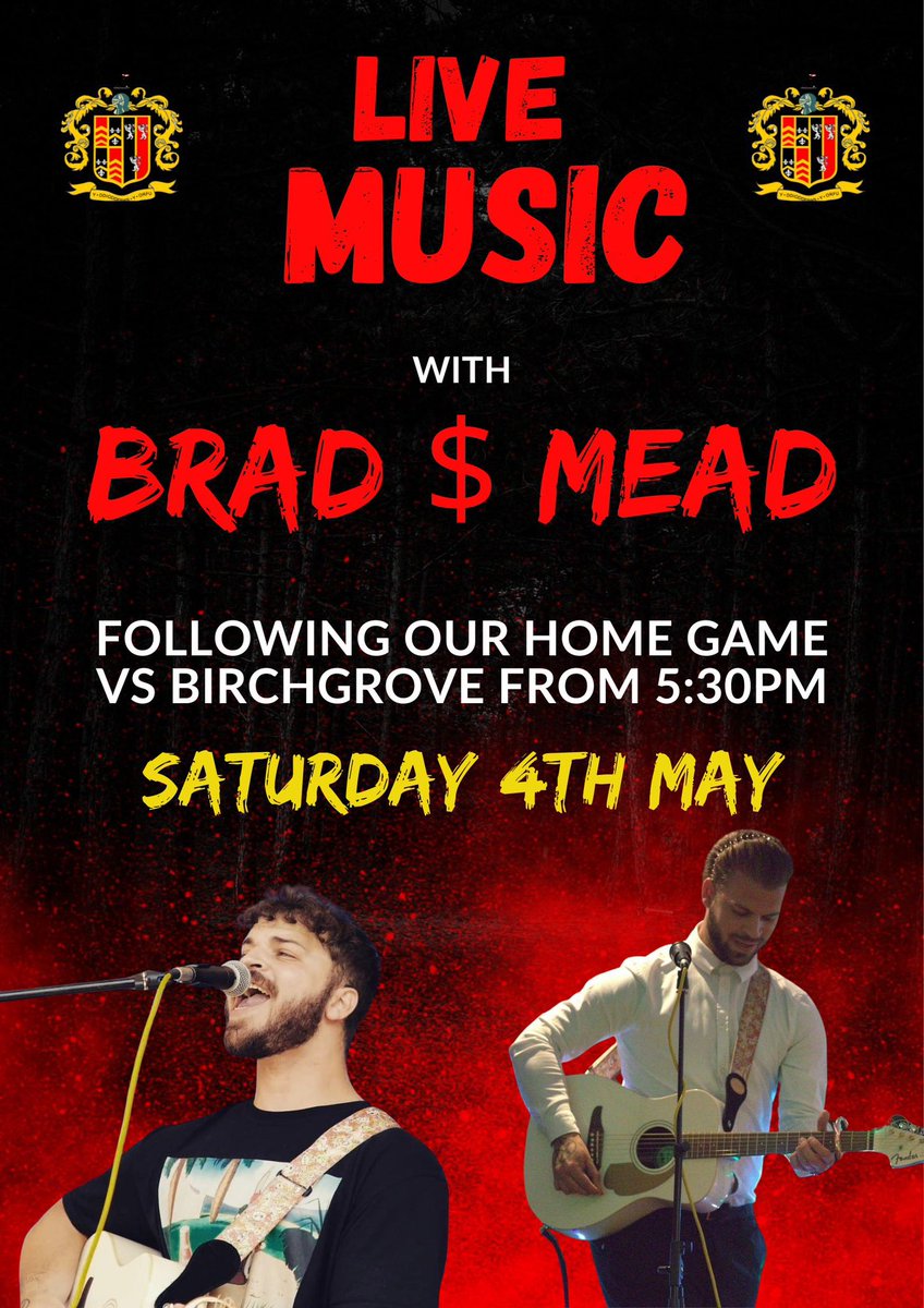 🎤LAST HOME GAME🎤 We have the amazing local talent Brad Mead performing this Saturday! Live from 5:30pm. We invite our supporters, WAGs, families and past players to join us in our last home game this season against @BirchgroveRFC Please come and share a beer with us 🍺🍺