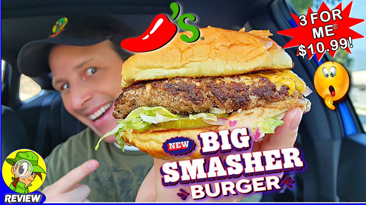 Chili's® Big Smasher Burger Review 👊💥🍔 3 For Me® Menu For The Win?! 🤔 Peep THIS Out! 🕵️‍♂️
youtu.be/Ohd9EOSXTuQ
#Chilis #BigSmasher #Burger #3ForMe #PeepTHISOut #StayFrosty #Chilis3ForMeRescue @Chilis @MENACE @ChewBoom @MashedHQ @localish