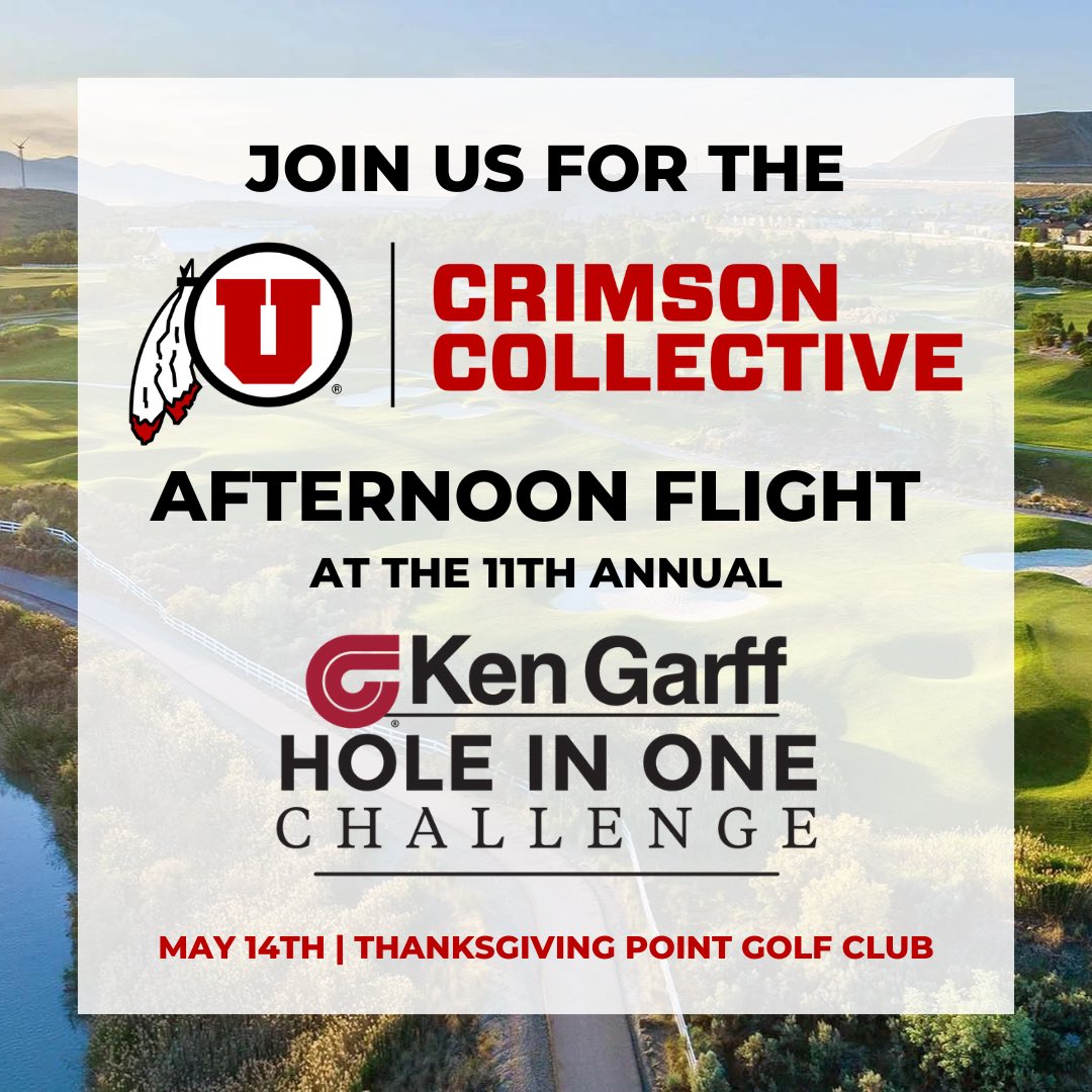 We still have a few spots left in our flight at the Ken Garff Hole in One Challenge! Learn more at the link in bio ⛳️