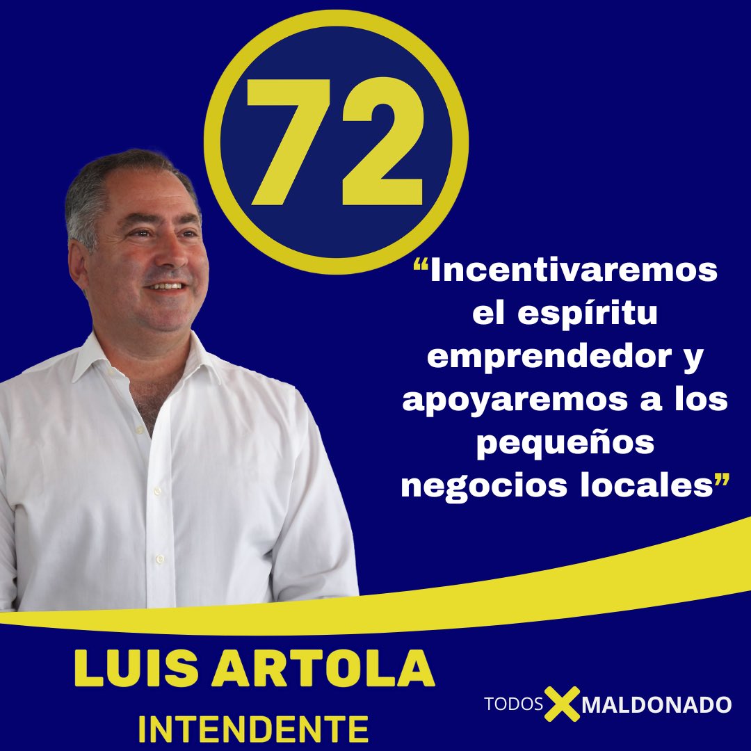 #artolaintendente #Lista72 #Avancemos #maldonado #AlvaroDelgado #uruguayparaadelante